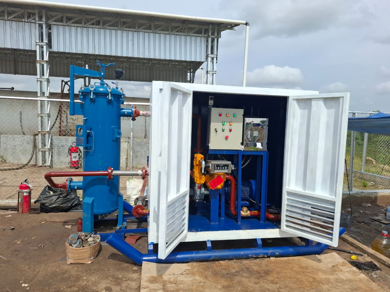 In field fuel dispensing system with ESP32 controller